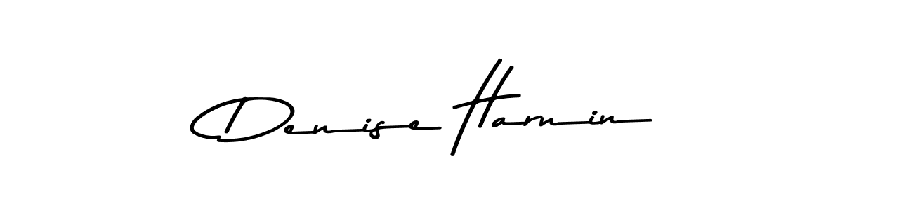 Create a beautiful signature design for name Denise Harnin. With this signature (Asem Kandis PERSONAL USE) fonts, you can make a handwritten signature for free. Denise Harnin signature style 9 images and pictures png