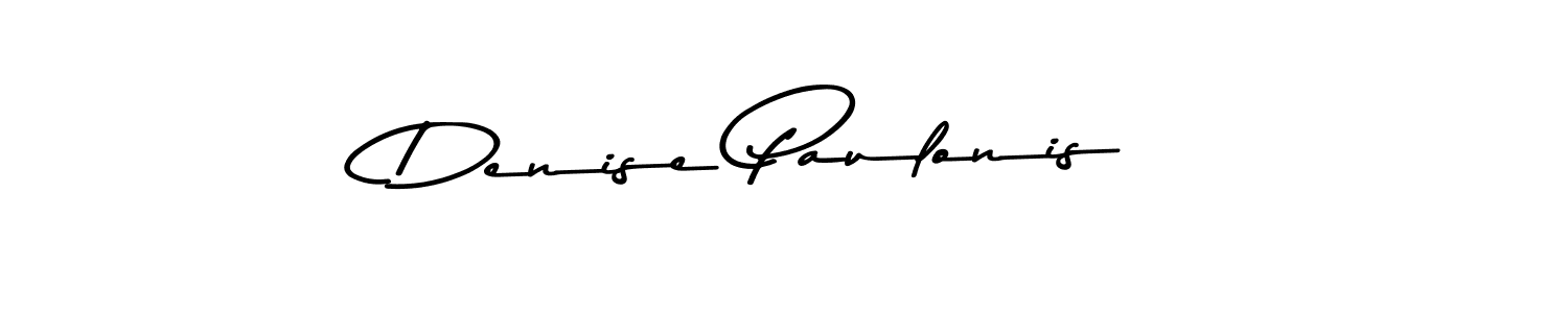 Asem Kandis PERSONAL USE is a professional signature style that is perfect for those who want to add a touch of class to their signature. It is also a great choice for those who want to make their signature more unique. Get Denise Paulonis name to fancy signature for free. Denise Paulonis signature style 9 images and pictures png