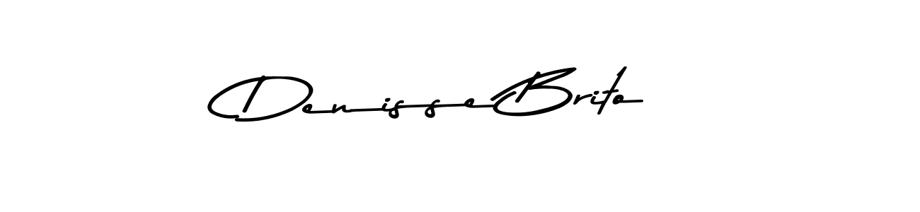 Design your own signature with our free online signature maker. With this signature software, you can create a handwritten (Asem Kandis PERSONAL USE) signature for name Denisse Brito. Denisse Brito signature style 9 images and pictures png