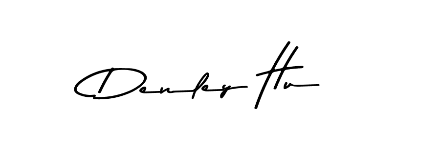 Create a beautiful signature design for name Denley Hu. With this signature (Asem Kandis PERSONAL USE) fonts, you can make a handwritten signature for free. Denley Hu signature style 9 images and pictures png
