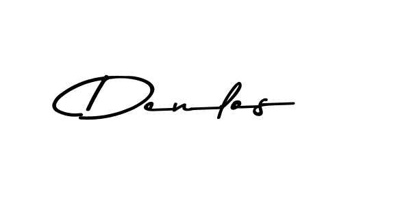 How to make Denlos signature? Asem Kandis PERSONAL USE is a professional autograph style. Create handwritten signature for Denlos name. Denlos signature style 9 images and pictures png