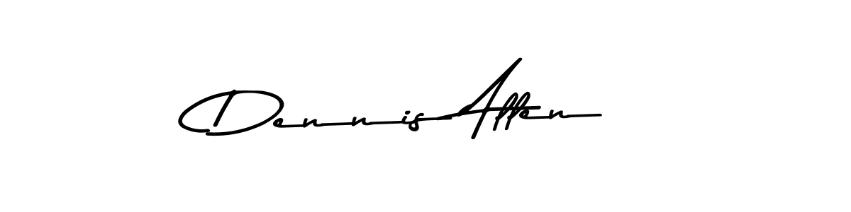 Dennis Allen stylish signature style. Best Handwritten Sign (Asem Kandis PERSONAL USE) for my name. Handwritten Signature Collection Ideas for my name Dennis Allen. Dennis Allen signature style 9 images and pictures png