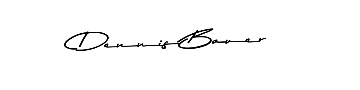 How to make Dennis Bauer name signature. Use Asem Kandis PERSONAL USE style for creating short signs online. This is the latest handwritten sign. Dennis Bauer signature style 9 images and pictures png