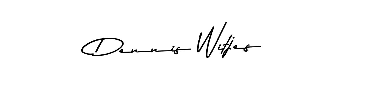 Use a signature maker to create a handwritten signature online. With this signature software, you can design (Asem Kandis PERSONAL USE) your own signature for name Dennis Witjes. Dennis Witjes signature style 9 images and pictures png