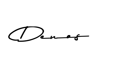 How to make Denos name signature. Use Asem Kandis PERSONAL USE style for creating short signs online. This is the latest handwritten sign. Denos signature style 9 images and pictures png