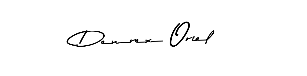 Design your own signature with our free online signature maker. With this signature software, you can create a handwritten (Asem Kandis PERSONAL USE) signature for name Denrex Oriel. Denrex Oriel signature style 9 images and pictures png