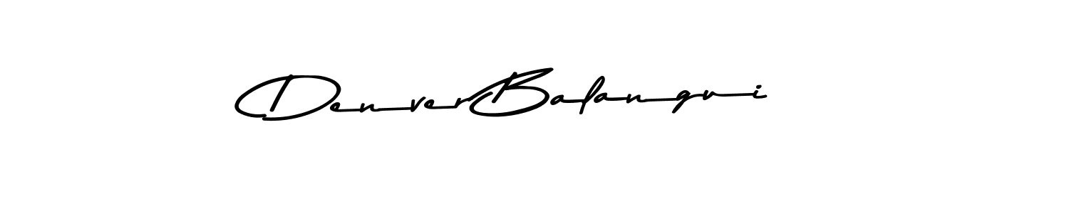 Denver Balangui stylish signature style. Best Handwritten Sign (Asem Kandis PERSONAL USE) for my name. Handwritten Signature Collection Ideas for my name Denver Balangui. Denver Balangui signature style 9 images and pictures png