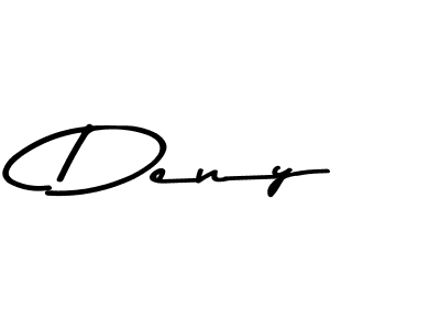 Use a signature maker to create a handwritten signature online. With this signature software, you can design (Asem Kandis PERSONAL USE) your own signature for name Deny. Deny signature style 9 images and pictures png