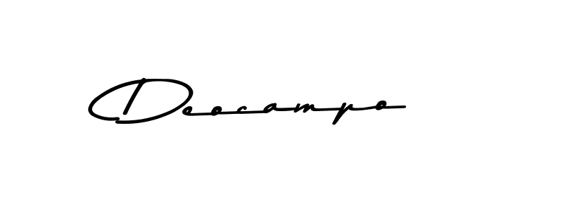 Deocampo stylish signature style. Best Handwritten Sign (Asem Kandis PERSONAL USE) for my name. Handwritten Signature Collection Ideas for my name Deocampo. Deocampo signature style 9 images and pictures png