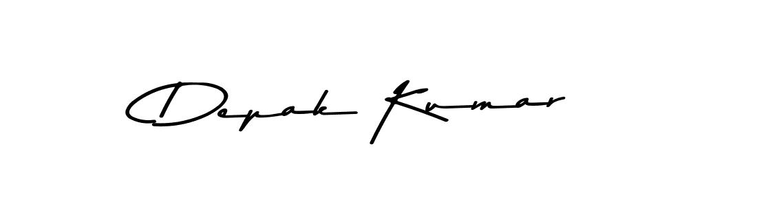 You should practise on your own different ways (Asem Kandis PERSONAL USE) to write your name (Depak Kumar) in signature. don't let someone else do it for you. Depak Kumar signature style 9 images and pictures png
