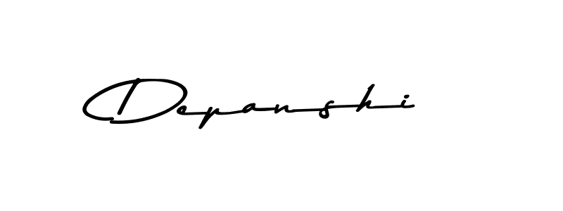 Depanshi stylish signature style. Best Handwritten Sign (Asem Kandis PERSONAL USE) for my name. Handwritten Signature Collection Ideas for my name Depanshi. Depanshi signature style 9 images and pictures png
