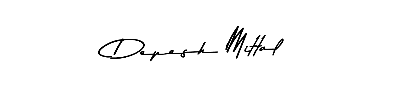 How to make Depesh Mittal signature? Asem Kandis PERSONAL USE is a professional autograph style. Create handwritten signature for Depesh Mittal name. Depesh Mittal signature style 9 images and pictures png