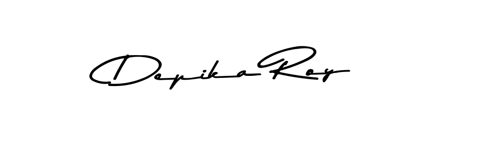 Create a beautiful signature design for name Depika Roy. With this signature (Asem Kandis PERSONAL USE) fonts, you can make a handwritten signature for free. Depika Roy signature style 9 images and pictures png
