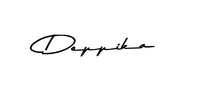 How to make Deppika signature? Asem Kandis PERSONAL USE is a professional autograph style. Create handwritten signature for Deppika name. Deppika signature style 9 images and pictures png