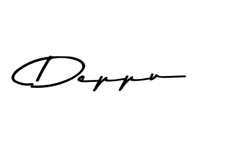 This is the best signature style for the Deppu name. Also you like these signature font (Asem Kandis PERSONAL USE). Mix name signature. Deppu signature style 9 images and pictures png