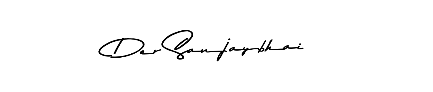 Also You can easily find your signature by using the search form. We will create Der Sanjaybhai name handwritten signature images for you free of cost using Asem Kandis PERSONAL USE sign style. Der Sanjaybhai signature style 9 images and pictures png