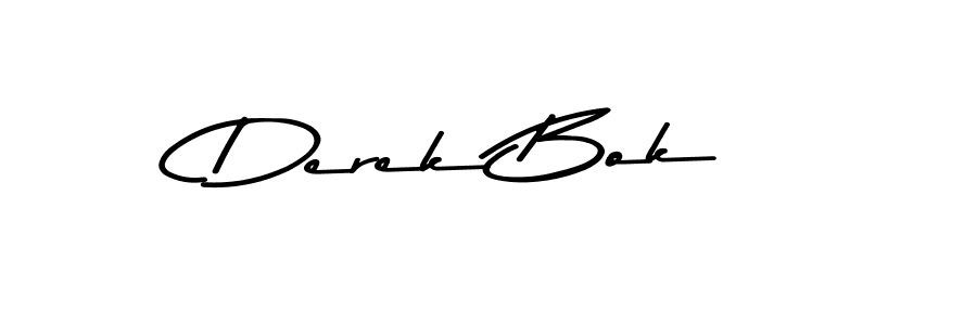 Derek Bok stylish signature style. Best Handwritten Sign (Asem Kandis PERSONAL USE) for my name. Handwritten Signature Collection Ideas for my name Derek Bok. Derek Bok signature style 9 images and pictures png