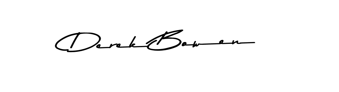 How to make Derek Bowen name signature. Use Asem Kandis PERSONAL USE style for creating short signs online. This is the latest handwritten sign. Derek Bowen signature style 9 images and pictures png