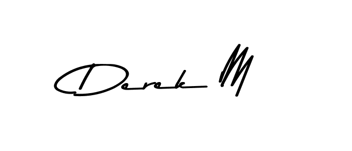 Also we have Derek M name is the best signature style. Create professional handwritten signature collection using Asem Kandis PERSONAL USE autograph style. Derek M signature style 9 images and pictures png
