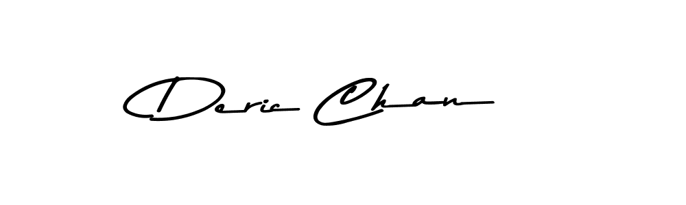 Create a beautiful signature design for name Deric Chan. With this signature (Asem Kandis PERSONAL USE) fonts, you can make a handwritten signature for free. Deric Chan signature style 9 images and pictures png