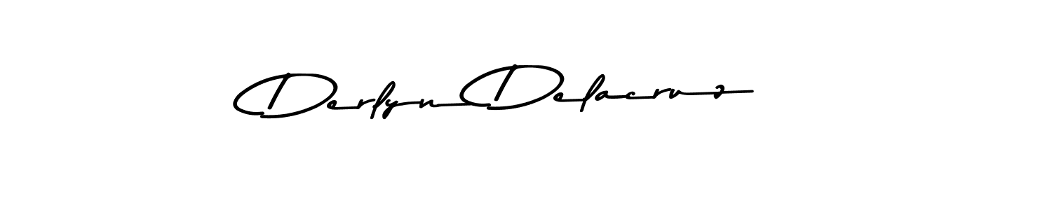 Make a beautiful signature design for name Derlyn Delacruz. With this signature (Asem Kandis PERSONAL USE) style, you can create a handwritten signature for free. Derlyn Delacruz signature style 9 images and pictures png