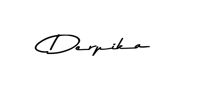 Asem Kandis PERSONAL USE is a professional signature style that is perfect for those who want to add a touch of class to their signature. It is also a great choice for those who want to make their signature more unique. Get Derpika name to fancy signature for free. Derpika signature style 9 images and pictures png