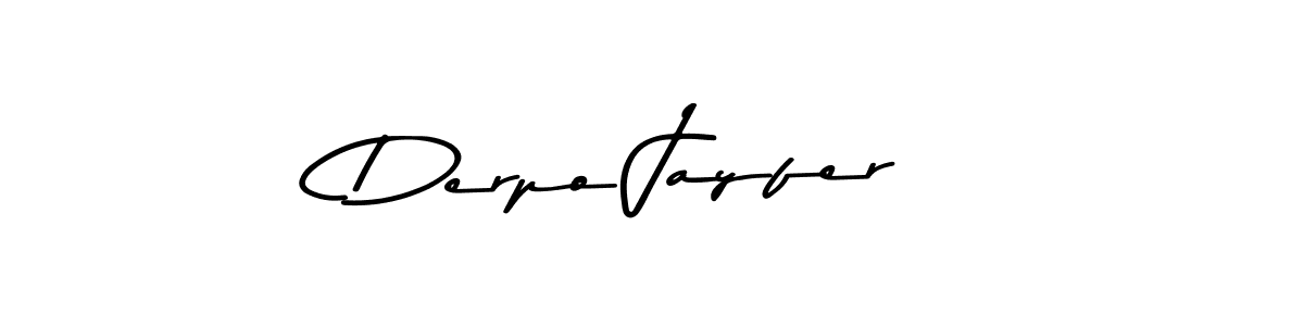Make a beautiful signature design for name Derpo Jayfer. With this signature (Asem Kandis PERSONAL USE) style, you can create a handwritten signature for free. Derpo Jayfer signature style 9 images and pictures png
