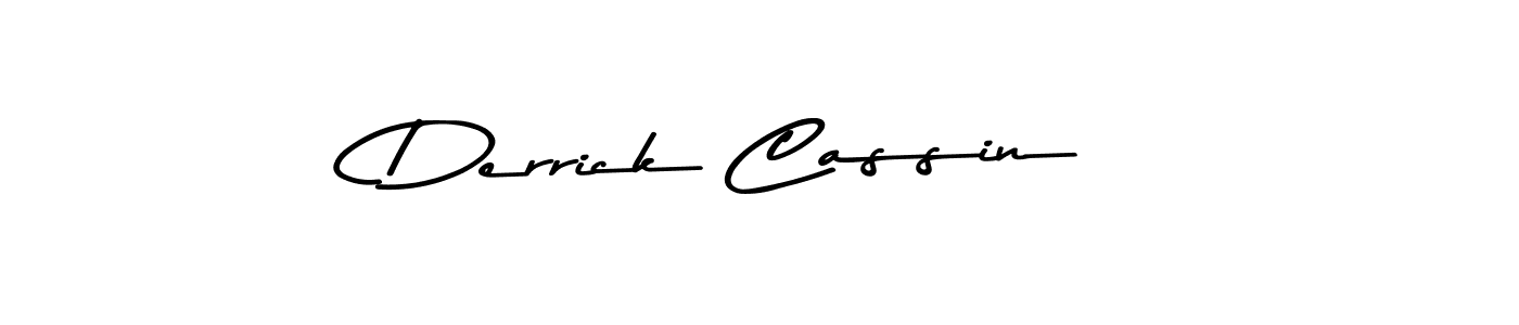 How to make Derrick Cassin name signature. Use Asem Kandis PERSONAL USE style for creating short signs online. This is the latest handwritten sign. Derrick Cassin signature style 9 images and pictures png