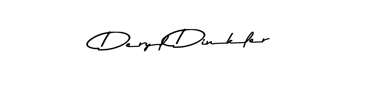 Design your own signature with our free online signature maker. With this signature software, you can create a handwritten (Asem Kandis PERSONAL USE) signature for name Deryl Dinkler. Deryl Dinkler signature style 9 images and pictures png