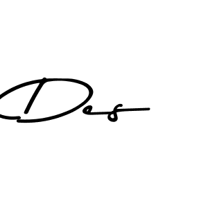 The best way (Asem Kandis PERSONAL USE) to make a short signature is to pick only two or three words in your name. The name Des include a total of six letters. For converting this name. Des signature style 9 images and pictures png