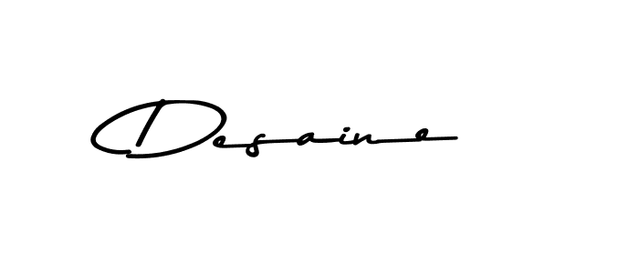 How to make Desaine signature? Asem Kandis PERSONAL USE is a professional autograph style. Create handwritten signature for Desaine name. Desaine signature style 9 images and pictures png