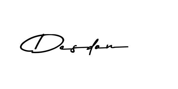 You should practise on your own different ways (Asem Kandis PERSONAL USE) to write your name (Desdon) in signature. don't let someone else do it for you. Desdon signature style 9 images and pictures png