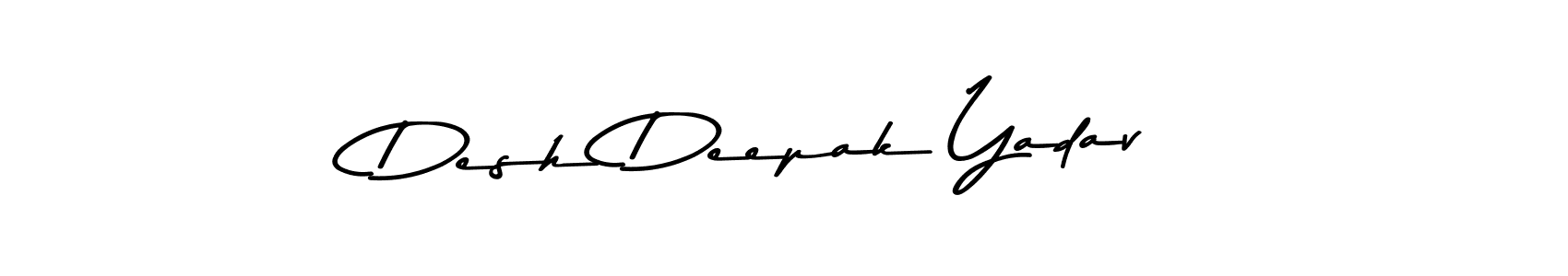 Similarly Asem Kandis PERSONAL USE is the best handwritten signature design. Signature creator online .You can use it as an online autograph creator for name Desh Deepak Yadav. Desh Deepak Yadav signature style 9 images and pictures png