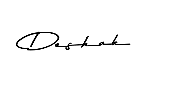 It looks lik you need a new signature style for name Deshak. Design unique handwritten (Asem Kandis PERSONAL USE) signature with our free signature maker in just a few clicks. Deshak signature style 9 images and pictures png