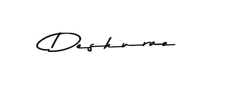 Also we have Deshurao name is the best signature style. Create professional handwritten signature collection using Asem Kandis PERSONAL USE autograph style. Deshurao signature style 9 images and pictures png
