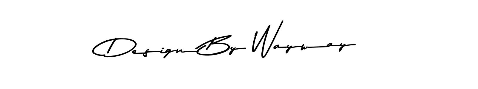 Design your own signature with our free online signature maker. With this signature software, you can create a handwritten (Asem Kandis PERSONAL USE) signature for name Design By Wayway. Design By Wayway signature style 9 images and pictures png