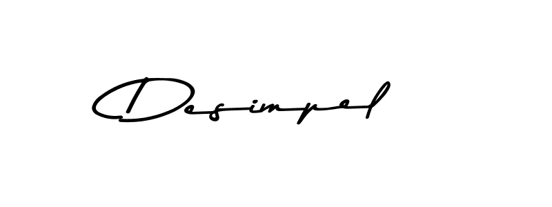 Also You can easily find your signature by using the search form. We will create Desimpel name handwritten signature images for you free of cost using Asem Kandis PERSONAL USE sign style. Desimpel signature style 9 images and pictures png