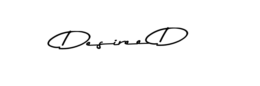 Desiree D stylish signature style. Best Handwritten Sign (Asem Kandis PERSONAL USE) for my name. Handwritten Signature Collection Ideas for my name Desiree D. Desiree D signature style 9 images and pictures png