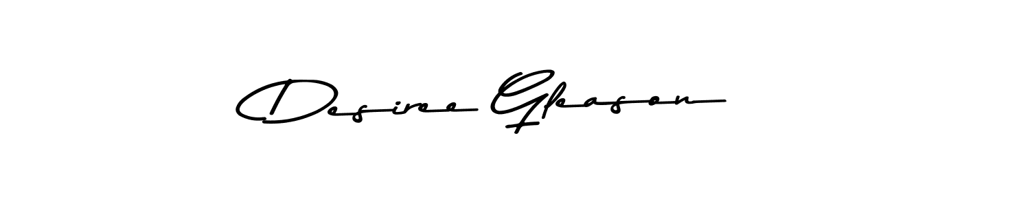 Design your own signature with our free online signature maker. With this signature software, you can create a handwritten (Asem Kandis PERSONAL USE) signature for name Desiree Gleason. Desiree Gleason signature style 9 images and pictures png