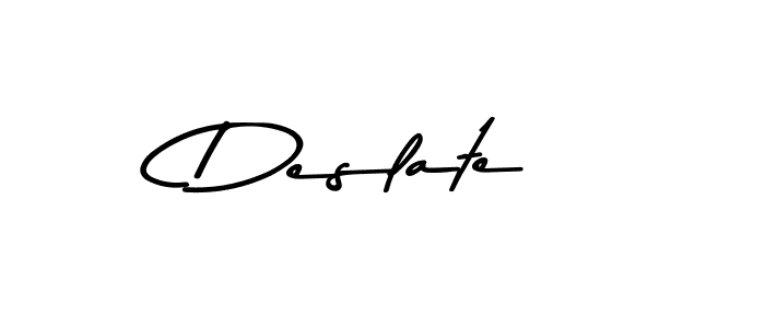 How to Draw Deslate signature style? Asem Kandis PERSONAL USE is a latest design signature styles for name Deslate. Deslate signature style 9 images and pictures png