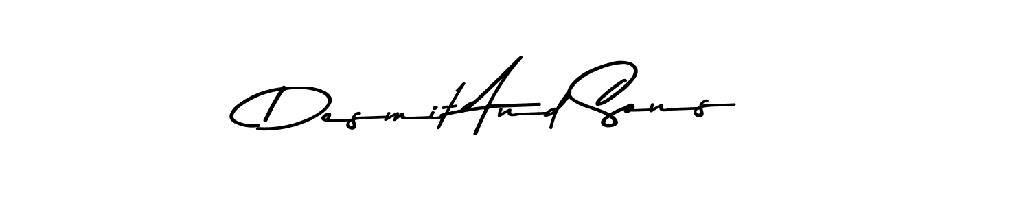 How to make Desmit And Sons signature? Asem Kandis PERSONAL USE is a professional autograph style. Create handwritten signature for Desmit And Sons name. Desmit And Sons signature style 9 images and pictures png