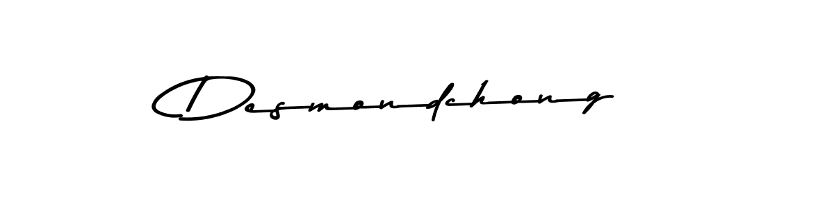Also we have Desmondchong name is the best signature style. Create professional handwritten signature collection using Asem Kandis PERSONAL USE autograph style. Desmondchong signature style 9 images and pictures png
