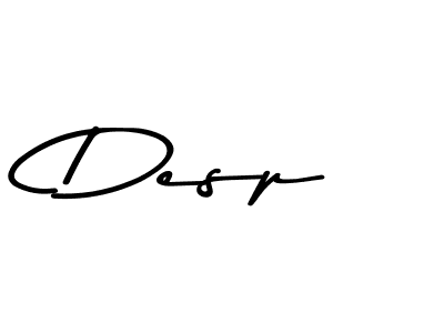 This is the best signature style for the Desp name. Also you like these signature font (Asem Kandis PERSONAL USE). Mix name signature. Desp signature style 9 images and pictures png
