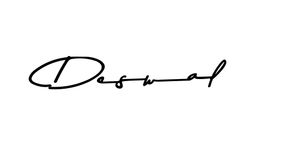 Use a signature maker to create a handwritten signature online. With this signature software, you can design (Asem Kandis PERSONAL USE) your own signature for name Deswal. Deswal signature style 9 images and pictures png