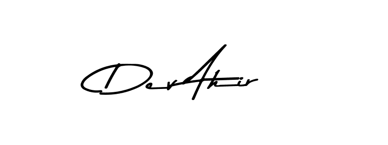 Also You can easily find your signature by using the search form. We will create Dev Ahir name handwritten signature images for you free of cost using Asem Kandis PERSONAL USE sign style. Dev Ahir signature style 9 images and pictures png
