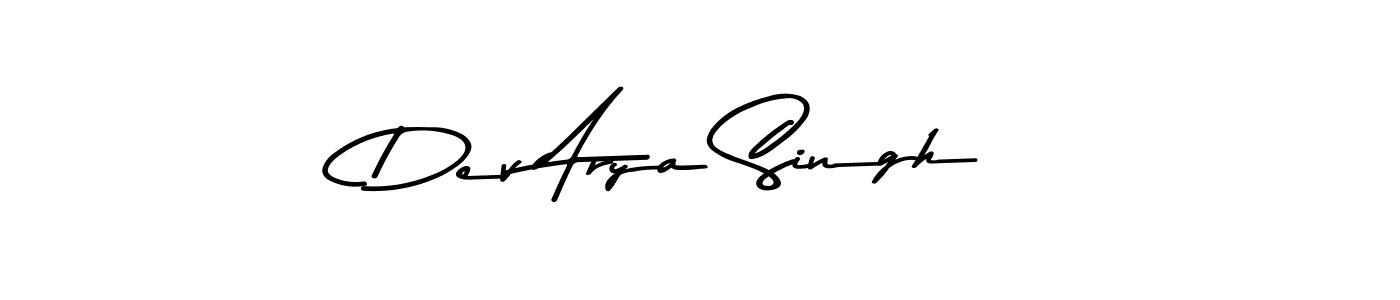 Use a signature maker to create a handwritten signature online. With this signature software, you can design (Asem Kandis PERSONAL USE) your own signature for name Dev Arya Singh. Dev Arya Singh signature style 9 images and pictures png