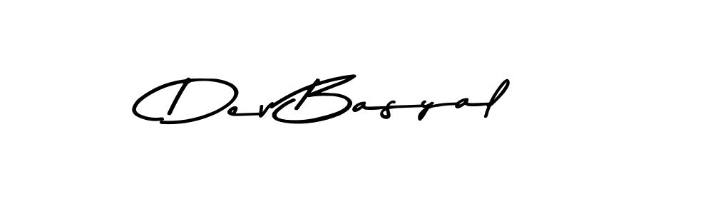 Dev Basyal stylish signature style. Best Handwritten Sign (Asem Kandis PERSONAL USE) for my name. Handwritten Signature Collection Ideas for my name Dev Basyal. Dev Basyal signature style 9 images and pictures png