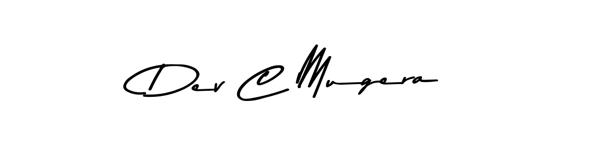 Also You can easily find your signature by using the search form. We will create Dev C Mugera name handwritten signature images for you free of cost using Asem Kandis PERSONAL USE sign style. Dev C Mugera signature style 9 images and pictures png