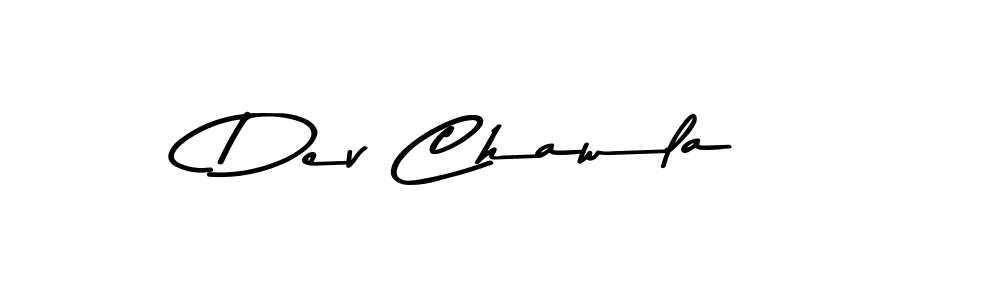 Make a beautiful signature design for name Dev Chawla. With this signature (Asem Kandis PERSONAL USE) style, you can create a handwritten signature for free. Dev Chawla signature style 9 images and pictures png