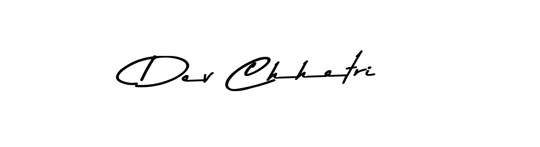 How to make Dev Chhetri name signature. Use Asem Kandis PERSONAL USE style for creating short signs online. This is the latest handwritten sign. Dev Chhetri signature style 9 images and pictures png